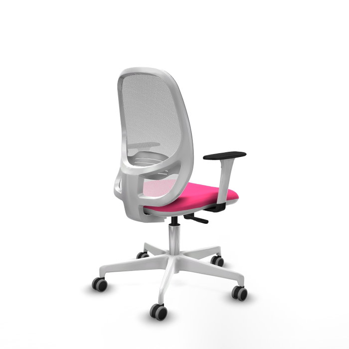 PIQUERAS Y CRESPO Silla de oficina Cilanco con mecanismo Sincro, Rosa y Blanco PIQUERAS Y CRESPO Silla de oficina Cilanco con mecanismo Sincro, Rosa y Blanco