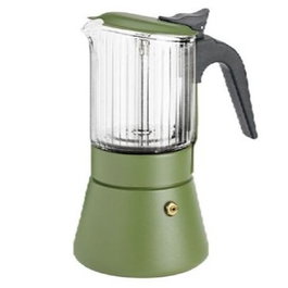 Cafetera Italiana Inoxibar 55093 Verde 4 Tazas