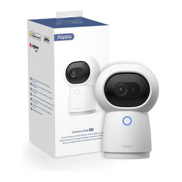 Aqara Camera Hub G3 2K - Cámara de Seguridad Inteligente para Puerta, Reconocimiento Facial y de Gestos IA, 360 Grados, Wi-Fi, ZigBee, H.264, Visión Nocturna