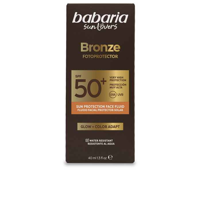 Babaria Sun Lovers Bronze Fluido Solar Facial SPF 50+ 40 ml