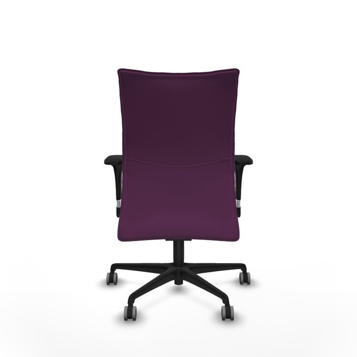 PIQUERAS Y CRESPO Silla Albacete Confidente Morada con Mecanismo Sincro y Brazos 1D PIQUERAS Y CRESPO Silla Albacete Confidente Morada con Mecanismo Sincro y Brazos 1D