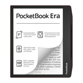 Pocketbook Era - 16GB Stardust Silver Lector de libros electrónicos de 7 pulgadas E Ink Carta