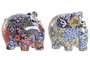 DKD Home Decor Hucha de Resina Multicolor Pack de 2