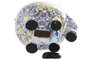 DKD Home Decor Hucha de Resina Multicolor Pack de 2