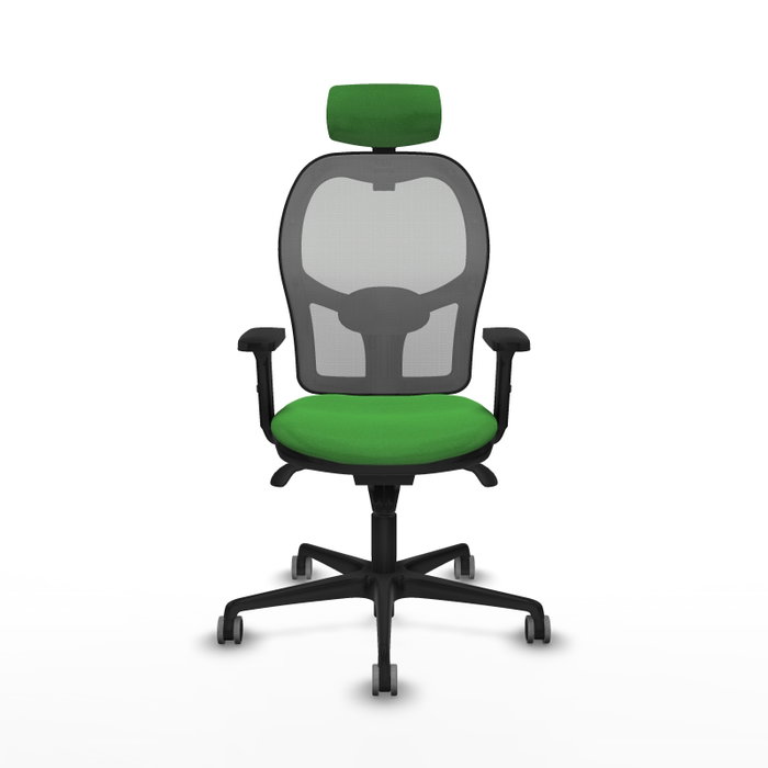 PIQUERAS Y CRESPO Silla de oficina Jorquera con mecanismo Sincro, Verde y Gris PIQUERAS Y CRESPO Silla de oficina Jorquera con mecanismo Sincro, Verde y Gris