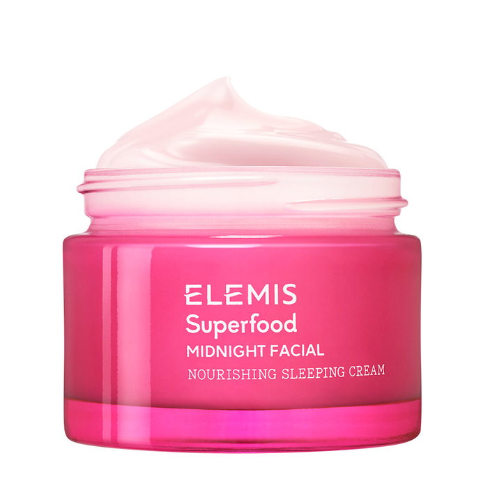 Elemis SUPERFOOD Midnight Facial - Crema Hidratante Prebiótica Noche, Con Camu Camu y Vitamina C, 50 ml