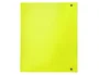 Liderpapel Carpeta 4 anillas 40 mm Polipropileno DIN A4 Amarillo Fluor Opaco