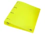 Liderpapel Carpeta 4 anillas 40 mm Polipropileno DIN A4 Amarillo Fluor Opaco