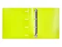 Liderpapel Carpeta 4 anillas 40 mm Polipropileno DIN A4 Amarillo Fluor Opaco