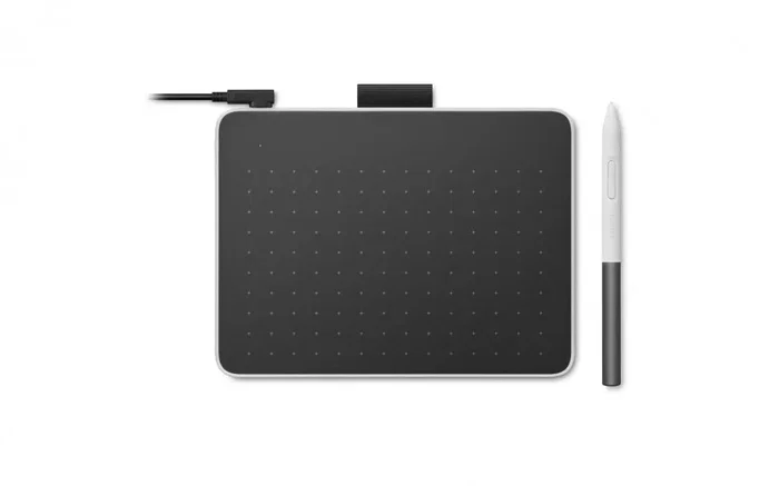 Wacom One S Tableta digitalizadora con lápiz, área de trabajo 152 x 95 mm, conexión USB, colores Negro y Blanco