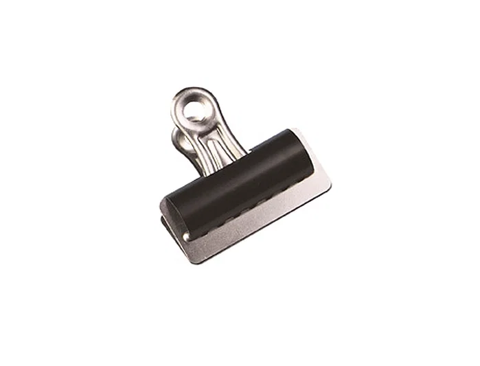 Q-connect Pinza metálica de pala fija 32 mm, caja de 10 unidades