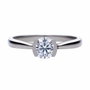 Diamonfire Anillo de Plata de Ley con Circonita 6.25mm, Tamaño 17,5