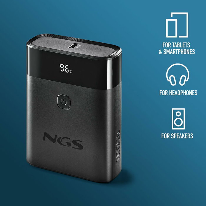NGS TWIX 10 Batería Externa 10000mAh 22,5W Negro