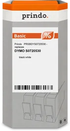 Prindo Cinta mecanográfica Negro sobre blanco PRSBDYS0720530 Basic