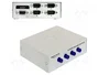 DeLOCK 87589 Conmutador Serial de 4 Puertos RS-232 / RS-422 / RS-485 Manual, Gris