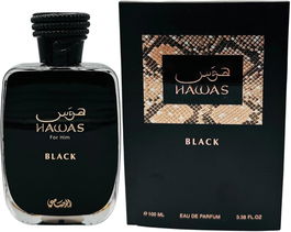 Hawas Black, Agua de perfume, Para hombres, 100 ml