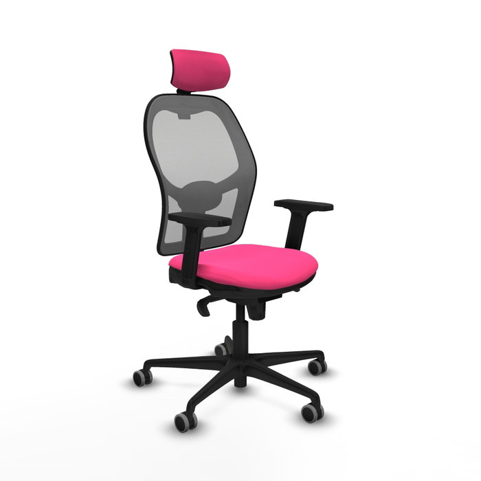 PIQUERAS Y CRESPO Silla de oficina Jorquera Rosa y Gris PIQUERAS Y CRESPO Silla de oficina Jorquera Rosa y Gris
