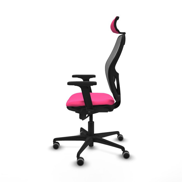 PIQUERAS Y CRESPO Silla de oficina Jorquera Rosa y Gris PIQUERAS Y CRESPO Silla de oficina Jorquera Rosa y Gris