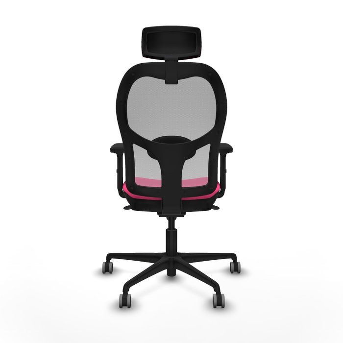 PIQUERAS Y CRESPO Silla de oficina Jorquera Rosa y Gris PIQUERAS Y CRESPO Silla de oficina Jorquera Rosa y Gris