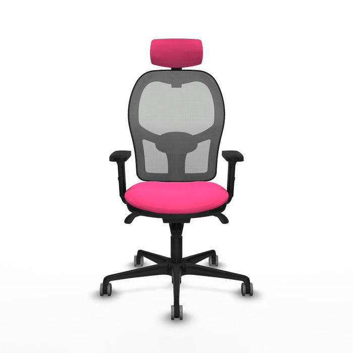 PIQUERAS Y CRESPO Silla de oficina Jorquera Rosa y Gris PIQUERAS Y CRESPO Silla de oficina Jorquera Rosa y Gris