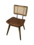 DKD Home Decor Silla de Piel Marrón