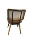 DKD Home Decor Silla de Piel Marrón