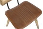 DKD Home Decor Silla de Piel Marrón