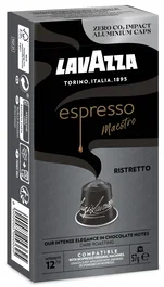 Lavazza Espresso Maestro Ristretto - Cápsulas de café para cafeteras Nespresso - Tueste oscuro - Intensidad 12/13 - Caja de 10 unidades