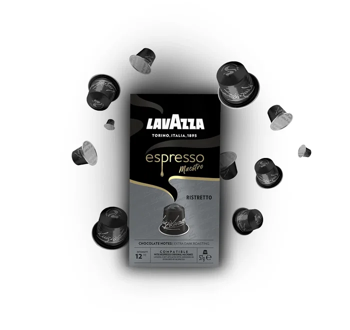 Lavazza Espresso Maestro Ristretto Cápsulas para Nespresso, Caja de 10