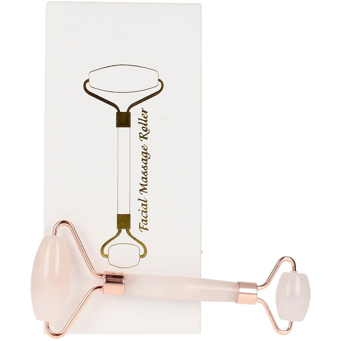 Momo Rodillo Masajes Cuarzo Rosa para Rostro y Cuello, Reduce Hinchazón y Estimula Colágeno, 1 Unidad Momo Rodillo Masajes Cuarzo Rosa para Rostro y Cuello, Reduce Hinchazón y Estimula Colágeno, 1 Unidad