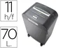 Rexel RDM1170 Destructora de Documentos Antiatasco, Capacidad 11 Hojas, Corte Partículas, Destruye Grapas y Clips