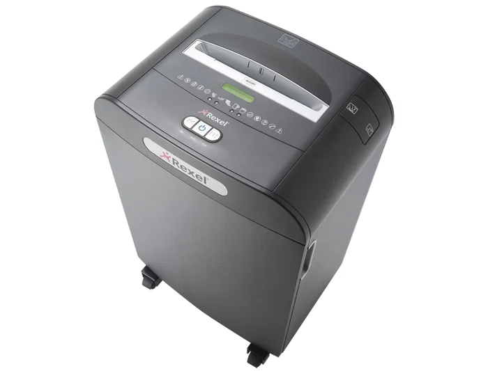 Rexel RDM1170 Destructora de Documentos Antiatasco, Capacidad 11 Hojas, Corte Partículas, Destruye Grapas y Clips