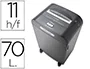 Rexel RDM1170 Destructora de Documentos Antiatasco, Capacidad 11 Hojas, Corte Partículas, Destruye Grapas y Clips
