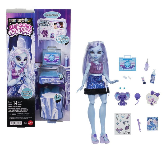 Monster High Self-Scare Secrets Muñeca Abbey Bominable