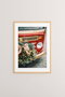 Wallity Nwyearsngmdl97 Pintura Decorativa Enmarcada 33x48 cm, Marco Madera Maciza