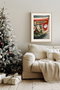 Wallity Nwyearsngmdl97 Pintura Decorativa Enmarcada 33x48 cm, Marco Madera Maciza