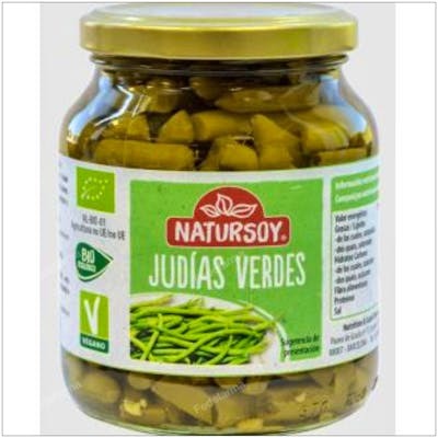 NATURSOY Judias Verdes Bio en Conserva 340Gr NATURSOY Judias Verdes Bio en Conserva 340Gr