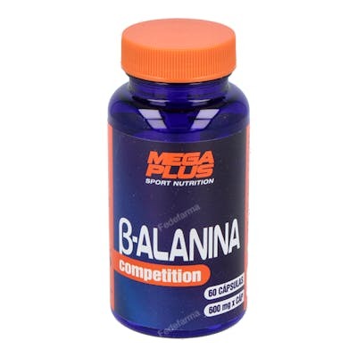 MEGA PLUS Beta Alanina 60 Cápsulas - Mejora Resistencia y Potencia Muscular MEGA PLUS Beta Alanina 60 Cápsulas - Mejora Resistencia y Potencia Muscular