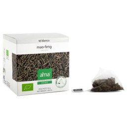 ALMA HOME Té Blanco MAO FENG Infusión 15 Pirámides ECO VEGAN