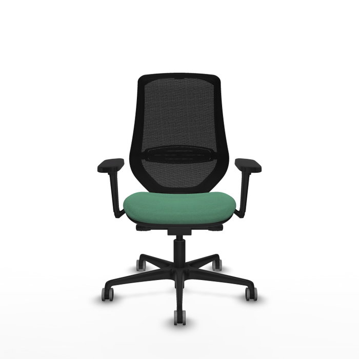 PIQUERAS Y CRESPO Silla de oficina Mardos Verde esmeralda y Negro