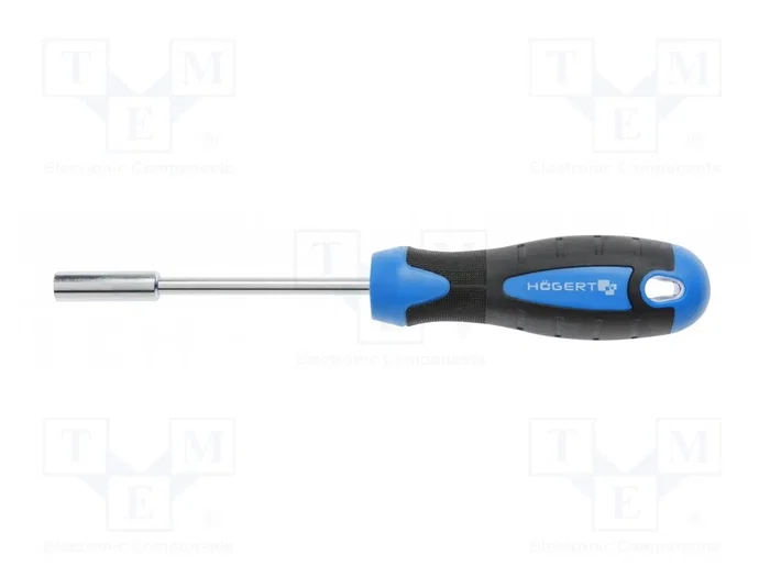 HÖGERT TECHNIK Destornillador de mango de dos componentes 1/4 pulgadas 100 mm HÖGERT TECHNIK Destornillador de mango de dos componentes 1/4 pulgadas 100 mm