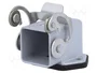 ILME Carcasa para conectores HDC CKA tamaño 21.21 gris