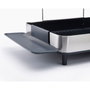 Joseph Joseph Excel Escurridor de platos de acero inoxidable de 2 niveles con bandeja de goteo de acero