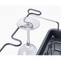 Joseph Joseph Excel Escurridor de platos de acero inoxidable de 2 niveles con bandeja de goteo de acero