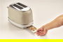 Ariete 155/13 Tostador Vintage de 2 Ranuras Color Beige con Selector de Tueste y Bandeja Recogemigas