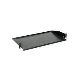 Phasak Bandeja 1U Fija para Rack Mural - Bandeja Fija de 250 mm para Armario Rack o Pared, 1 Unidad