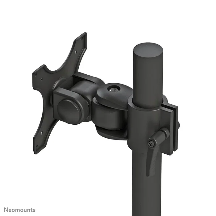 Neomounts FPMA-D700DDV Soporte de Escritorio para 2 Monitores hasta 27" (68.6 cm), Ajustable en Altura, Inclinación y Rotación, VESA 100x100/75x75, Color Negro
