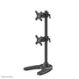 Neomounts FPMA-D700DDV Soporte de Escritorio para 2 Monitores hasta 27" (68.6 cm), Ajustable en Altura, Inclinación y Rotación, VESA 100x100/75x75, Color Negro