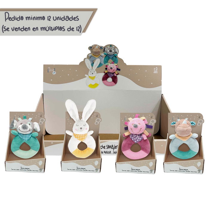 Tachan Sonajeros Redondo 12 Uds En Display 4 Modelos Diferentes +0 Meses Tachan Sonajeros Redondo 12 Uds En Display 4 Modelos Diferentes +0 Meses