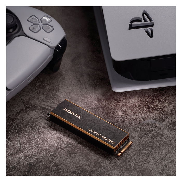 ADATA Legend 960 MAX M.2 NVMe SSD 1TB PCIe 4.0 x4 2280 - Negro/Gris Oscuro/Dorado ADATA Legend 960 MAX M.2 NVMe SSD 1TB PCIe 4.0 x4 2280 - Negro/Gris Oscuro/Dorado